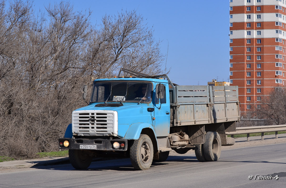 Волгоградская область, № У 755 ТВ 34 — ЗИЛ-433100