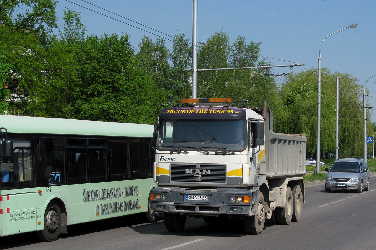 Литва, № GNG 626 — MAN F2000 (общая модель)