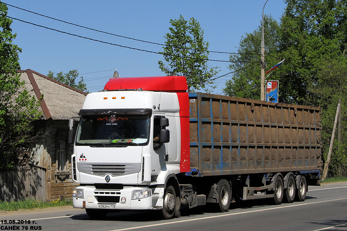 Санкт-Петербург, № В 362 МС 178 — Renault Premium ('2006)