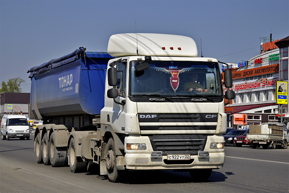 Алтайский край, № С 922 УТ 22 — DAF CF85 FT