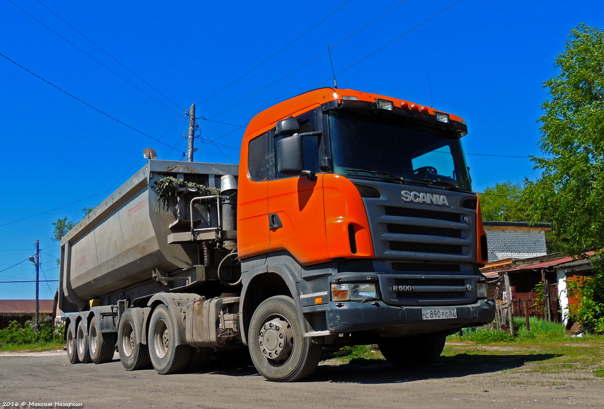 Рязанская область, № С 890 РО 62 — Scania ('2004) R500