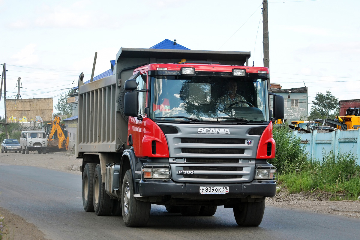 Пермский край, № У 839 ОК 59 — Scania ('2004) P380