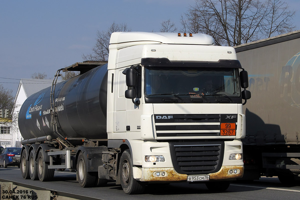 Ярославская область, № В 953 СМ 76 — DAF XF105 FT