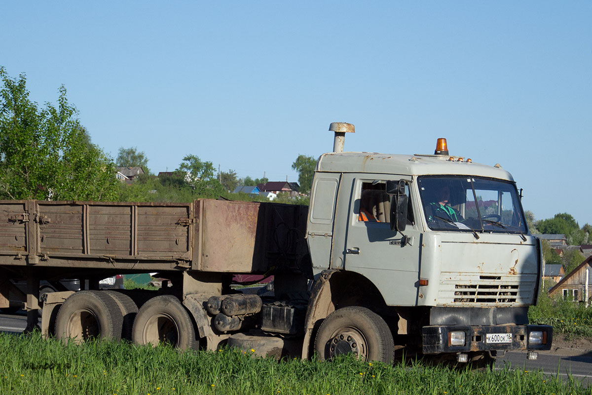 Удмуртия, № К 600 ОК 18 — КамАЗ-54115 (общая модель)