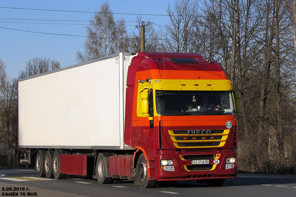 Закарпатская область, № АО 3748 ВЕ — IVECO Stralis ('2007) 420