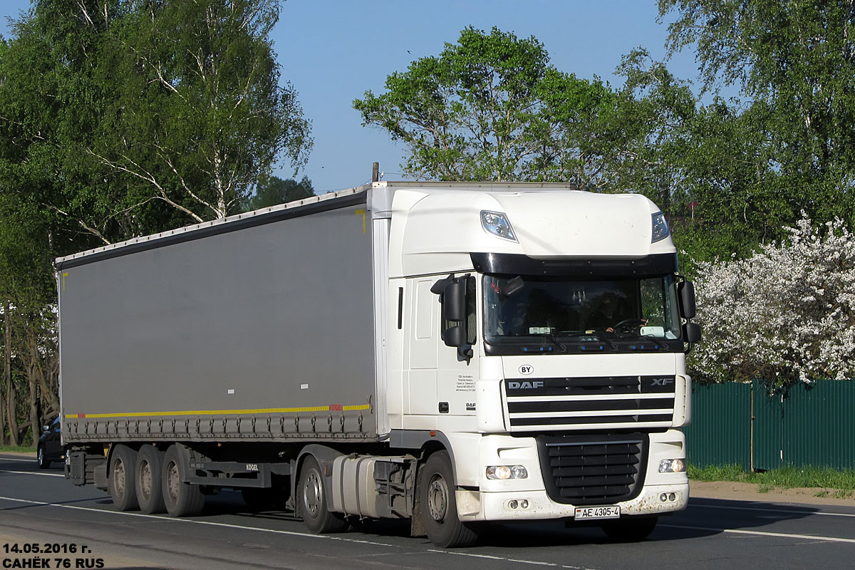 Гродненская область, № АЕ 4305-4 — DAF XF105 FT