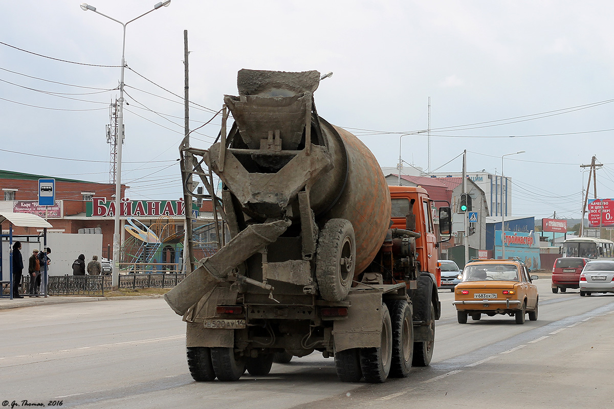 Саха (Якутия), № В 520 АУ 14 — КамАЗ-5511