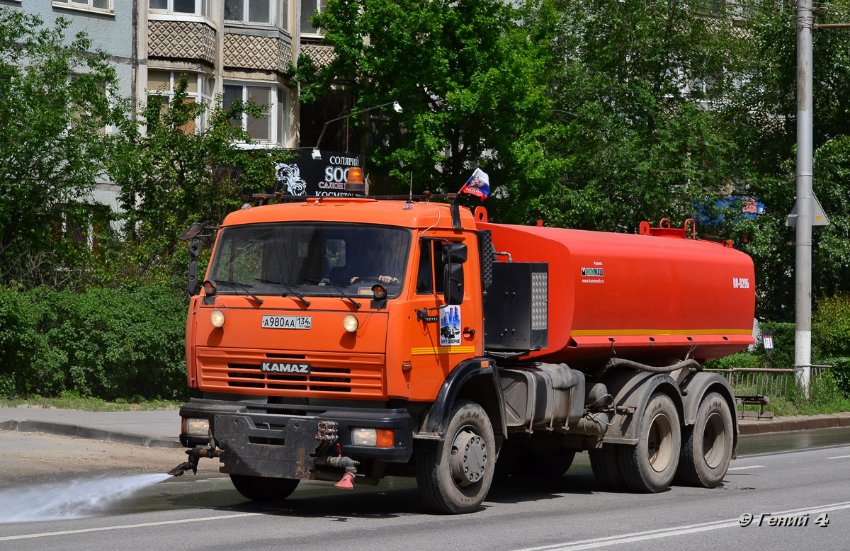 Волгоградская область, № А 980 АА 134 — КамАЗ-65115-62