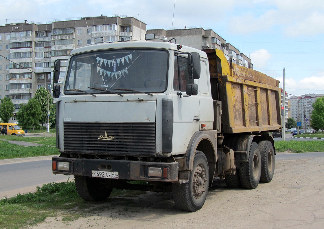 Курская область, № К 592 АУ 46 — МАЗ-5516 (общая модель)