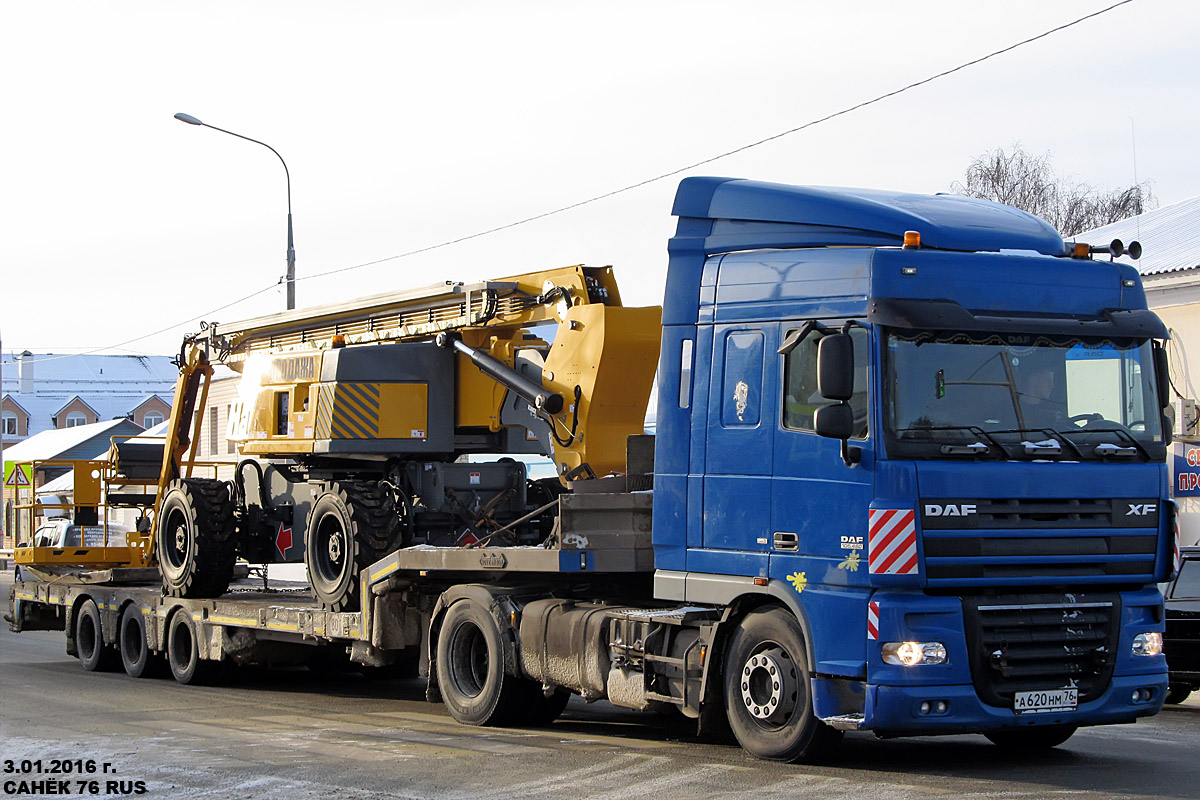 Ярославская область, № А 620 НМ 76 — DAF XF105 FT