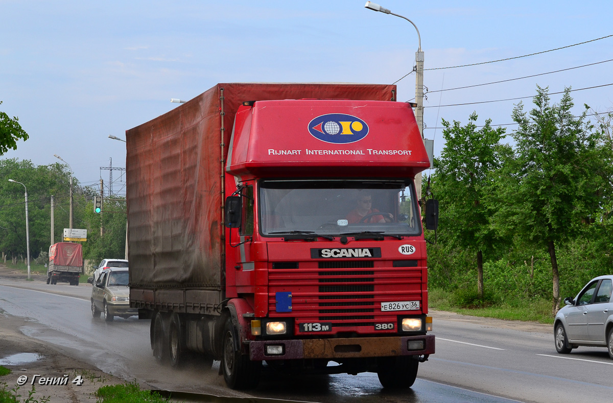 Воронежская область, № Е 826 УС 36 — Scania (II) R113M