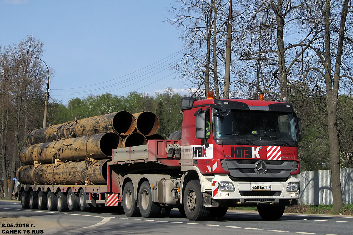 Ростовская область, № В 581 ОК 161 — Mercedes-Benz Actros ('2009)