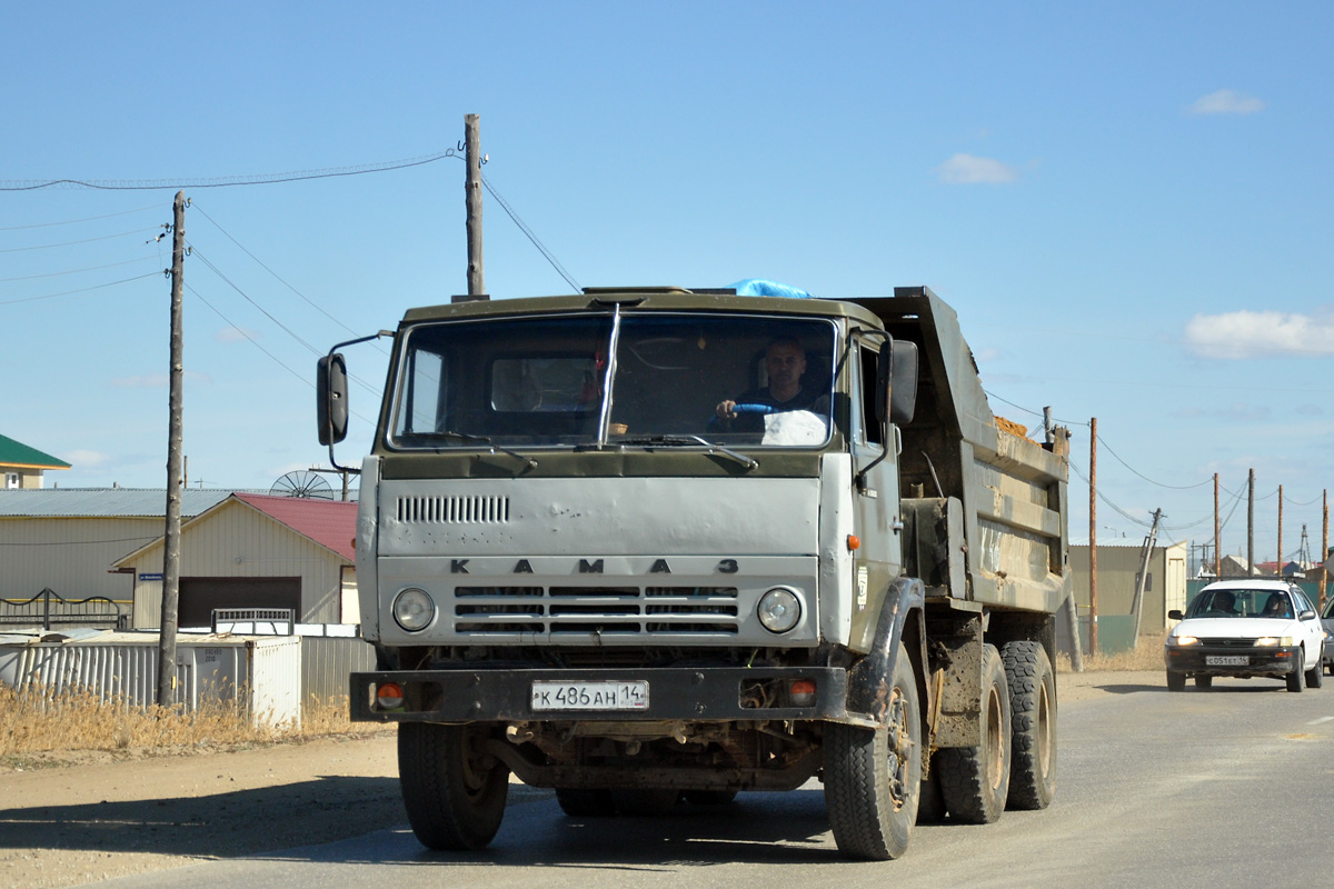 Саха (Якутия), № К 486 АН 14 — КамАЗ-55111 [551110]