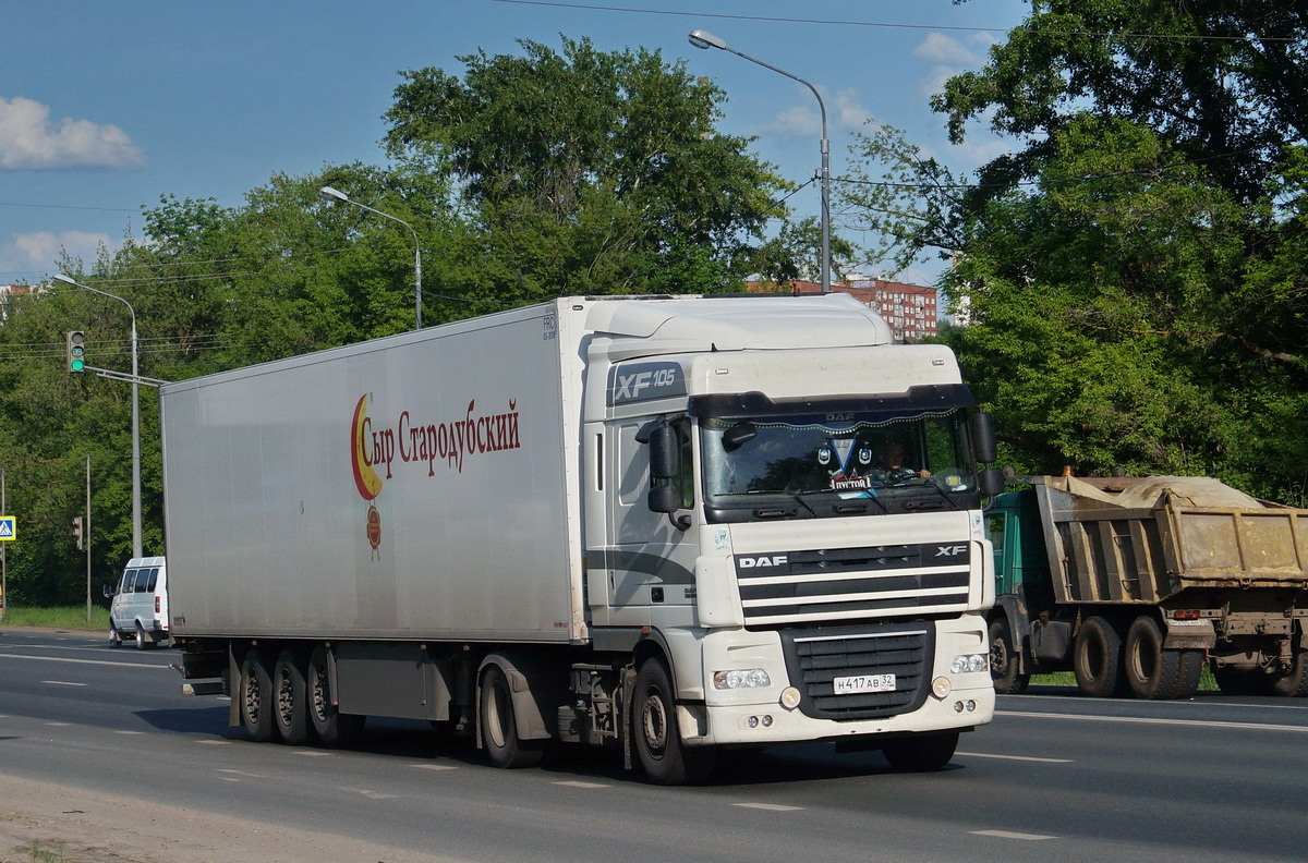 Брянская область, № Н 417 АВ 32 — DAF XF105 FT