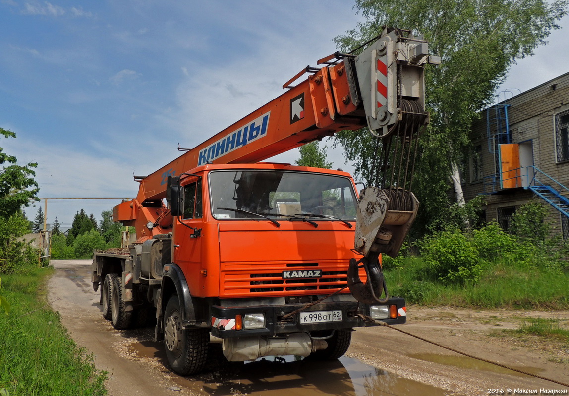 Рязанская область, № К 998 ОТ 62 — КамАЗ-53215-15 [53215R]