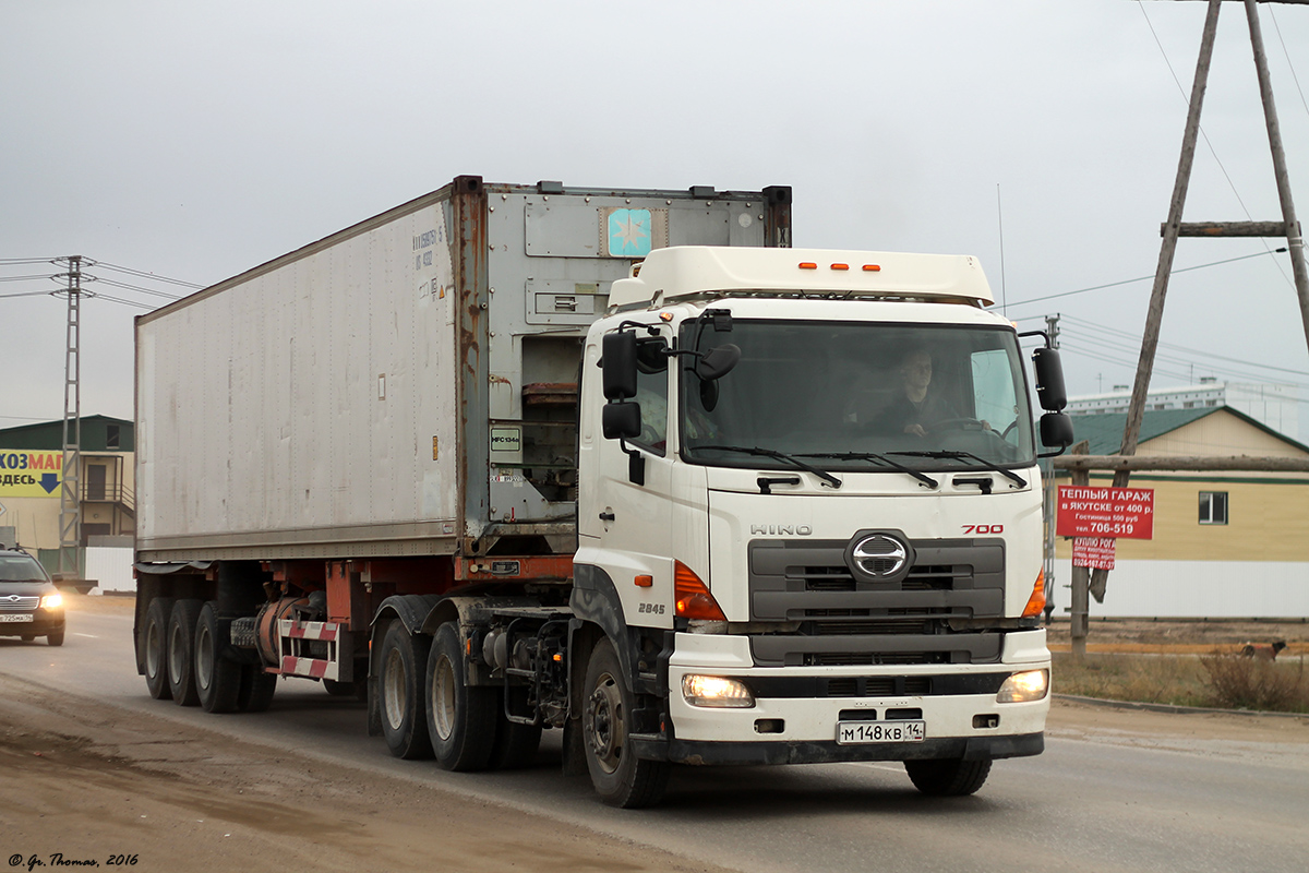 Саха (Якутия), № М 148 КВ 14 — Hino 700