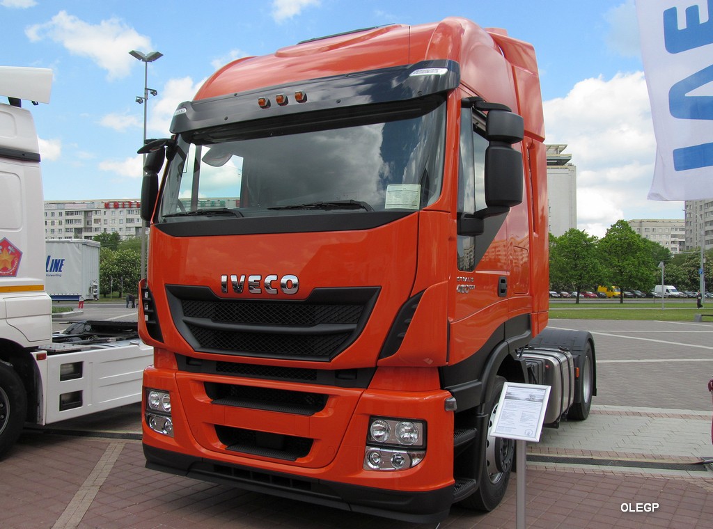 Италия, № (IT) U/N 0002 — IVECO Stralis ('2012) 460; Минск — Выставка "БАМАП-2016"