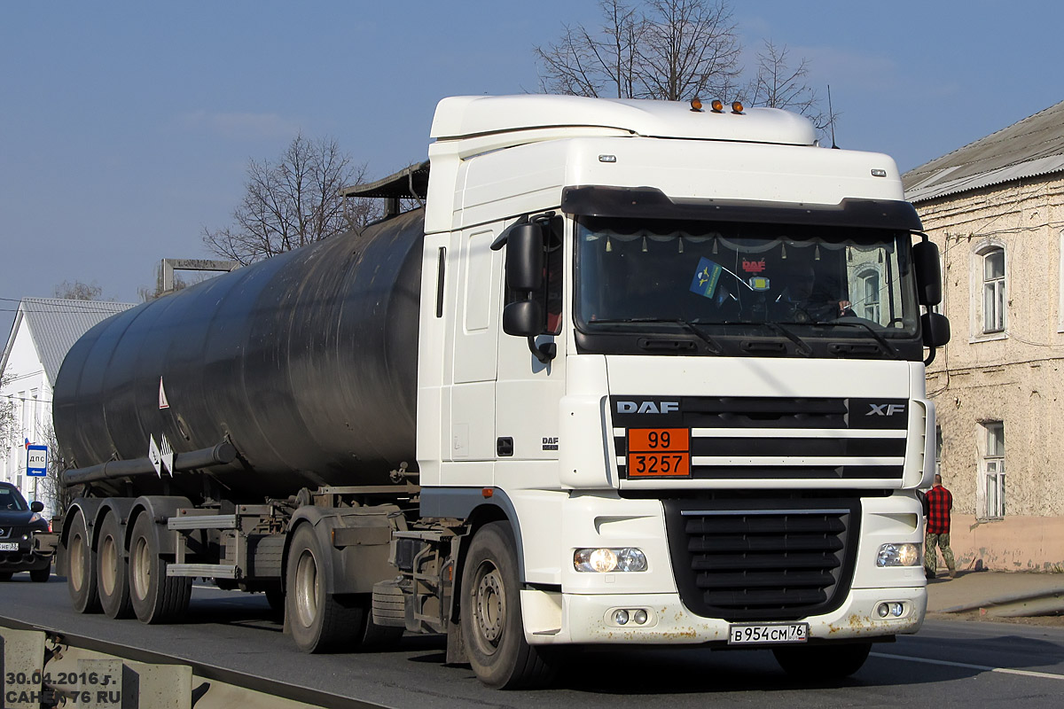 Ярославская область, № В 954 СМ 76 — DAF XF105 FT