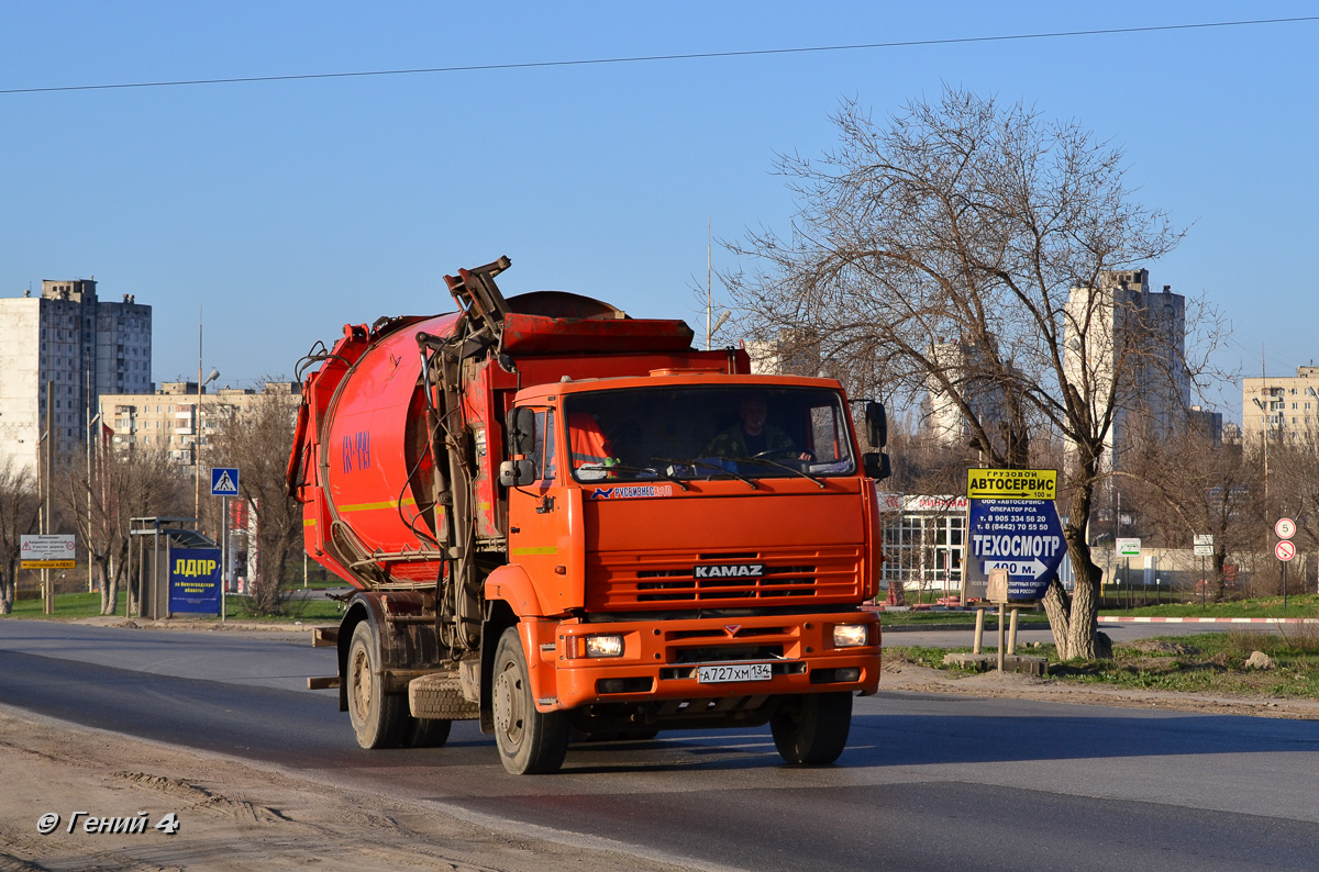 Волгоградская область, № А 727 ХМ 134 — КамАЗ-53605-62