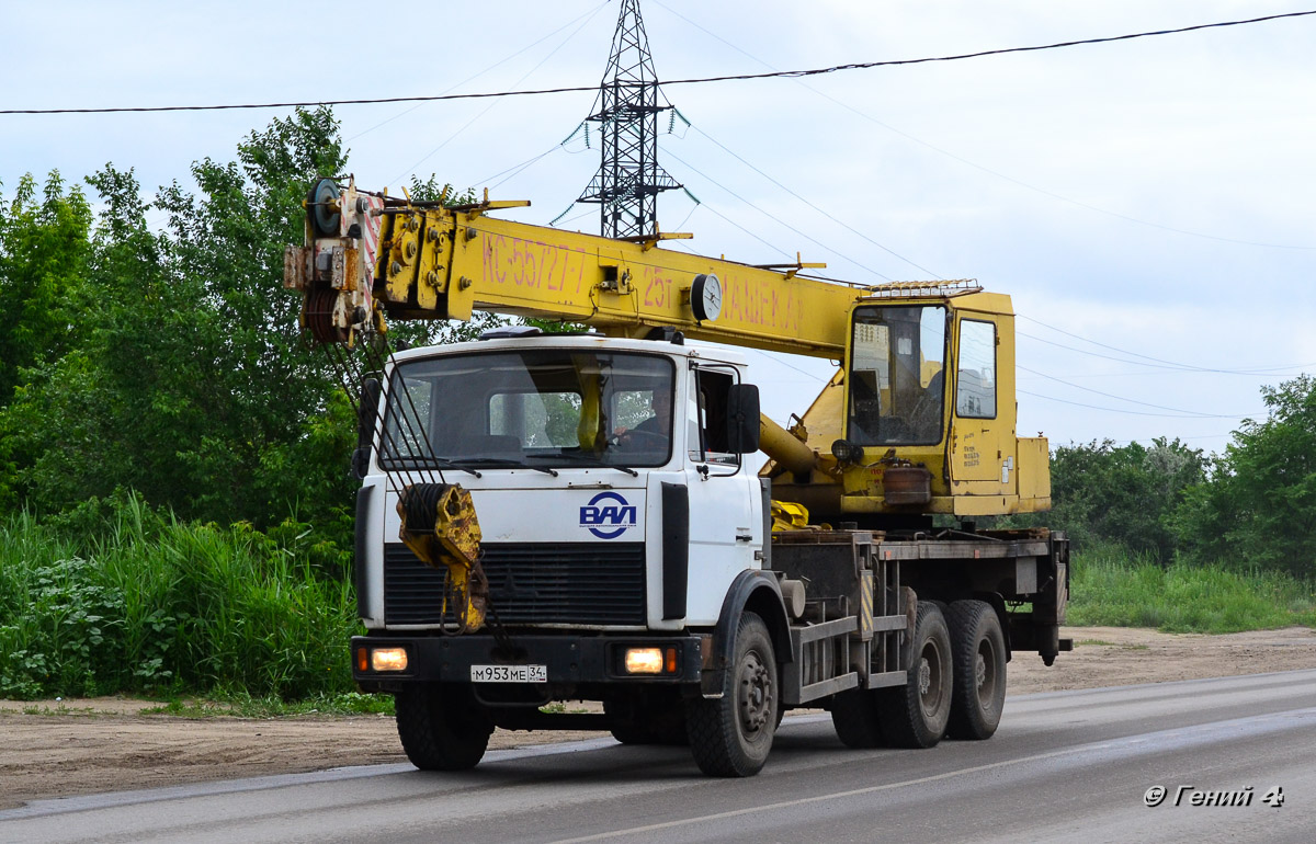 Волгоградская область, № М 953 МЕ 34 — МАЗ-6303A3