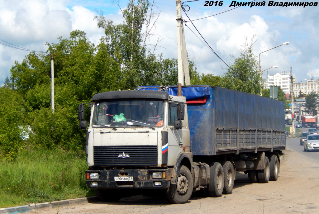 Белгородская область, № Н 901 НО 31 — МАЗ-6422 (общая модель)