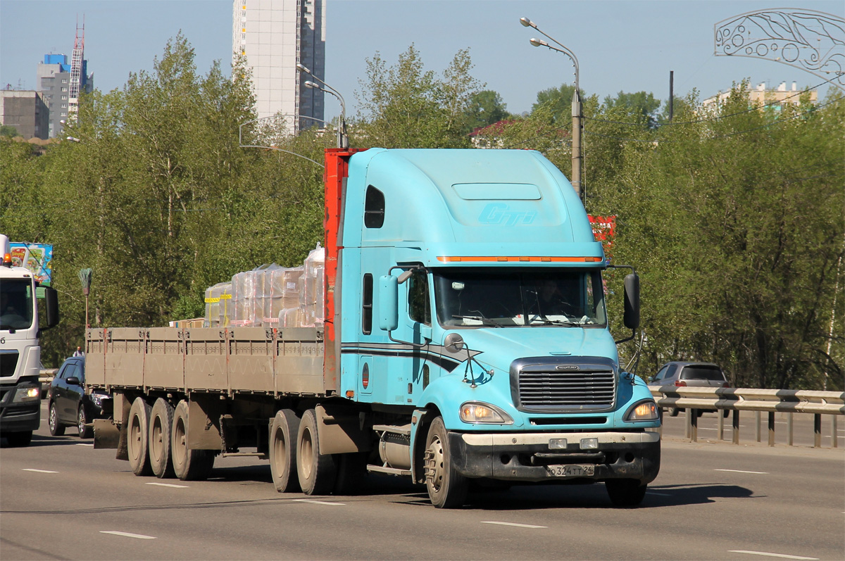 Красноярский край, № О 324 ТТ 24 — Freightliner Columbia