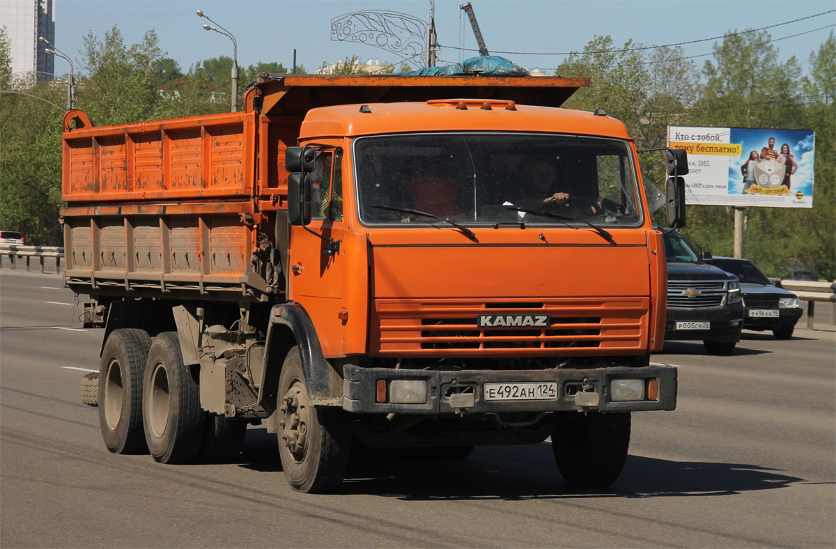 Красноярский край, № Е 492 АН 124 — КамАЗ-53215-13 [53215N]