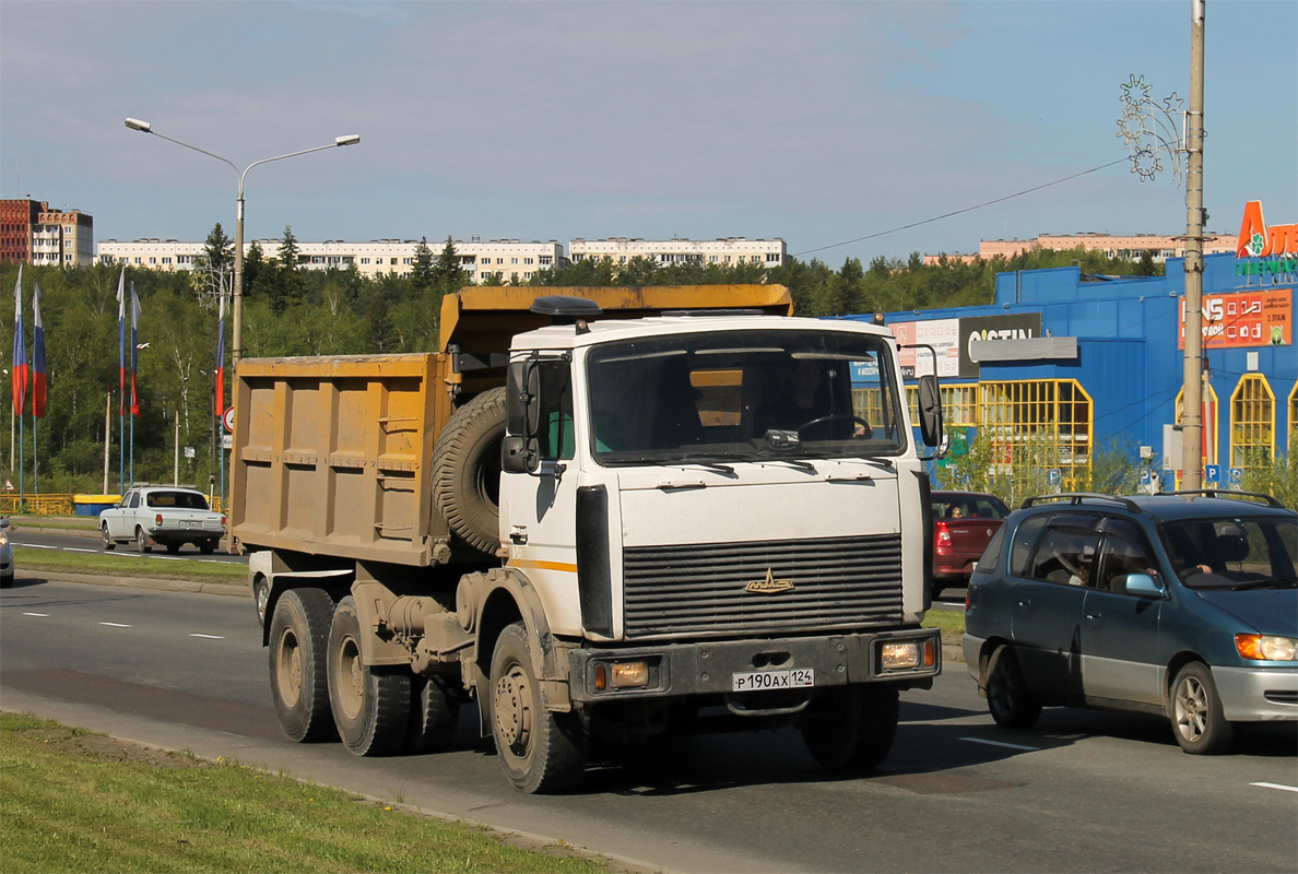 Красноярский край, № Р 190 АХ 124 — МАЗ-5516A5