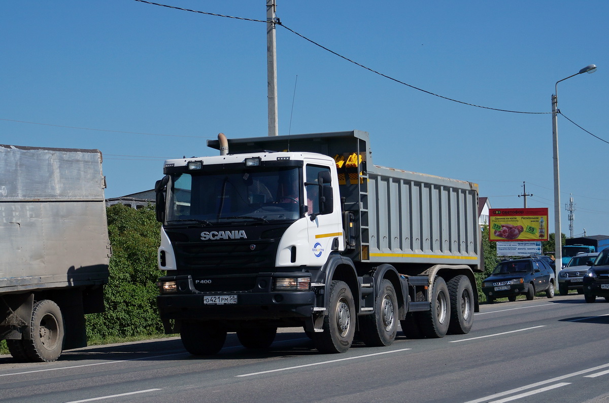 Пензенская область, № О 421 РМ 58 — Scania ('2011) P400