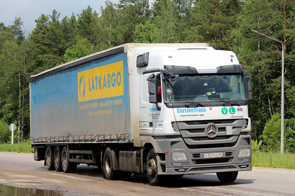 Московская область, № Е 301 ЕН 50 — Mercedes-Benz Actros ('2009) 1844