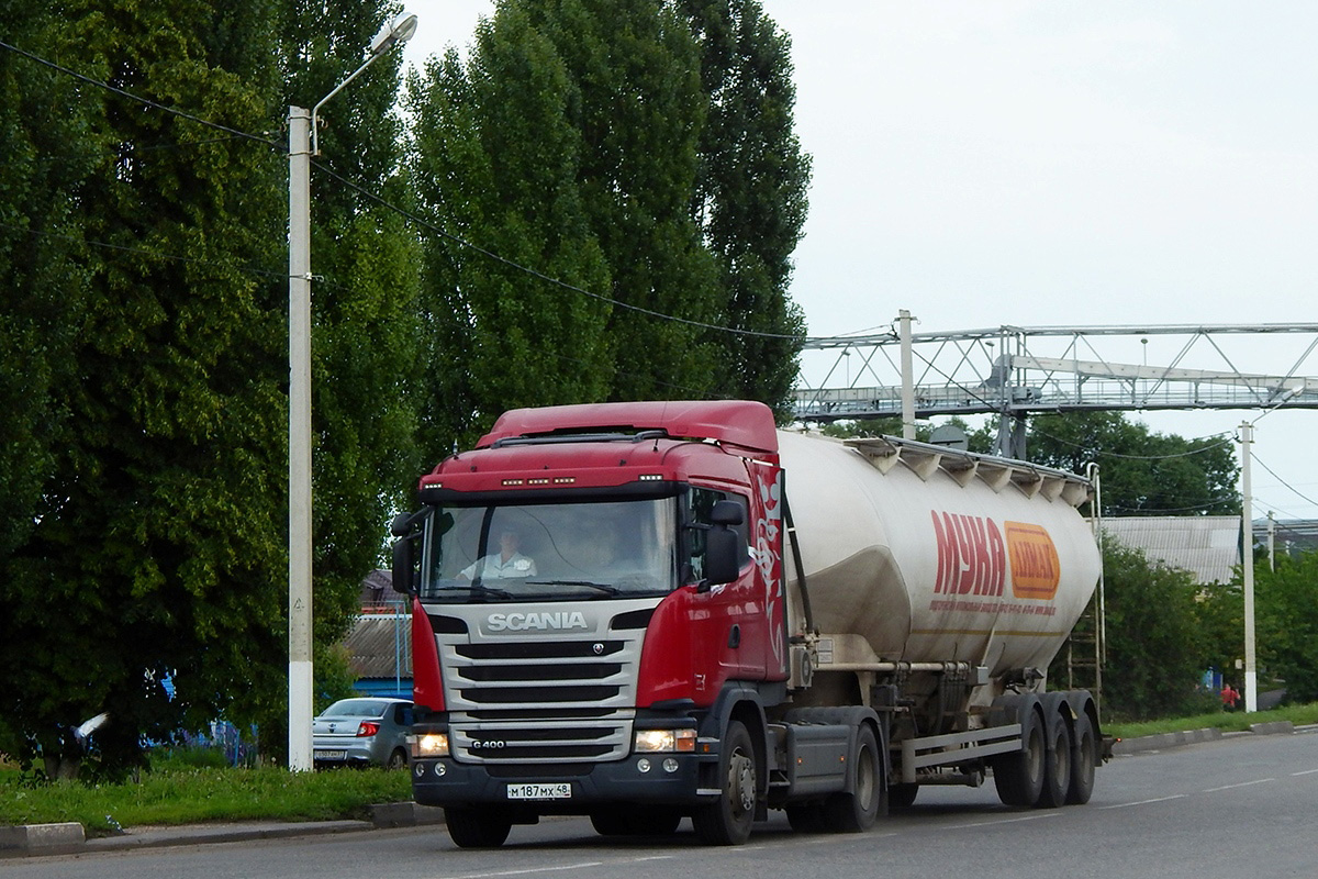 Липецкая область, № М 187 МХ 48 — Scania ('2009) G400