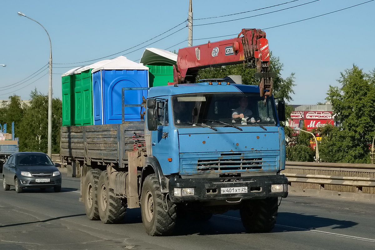 Архангельская область, № Н 401 ХТ 29 — КамАЗ-43118-10 [43118K]