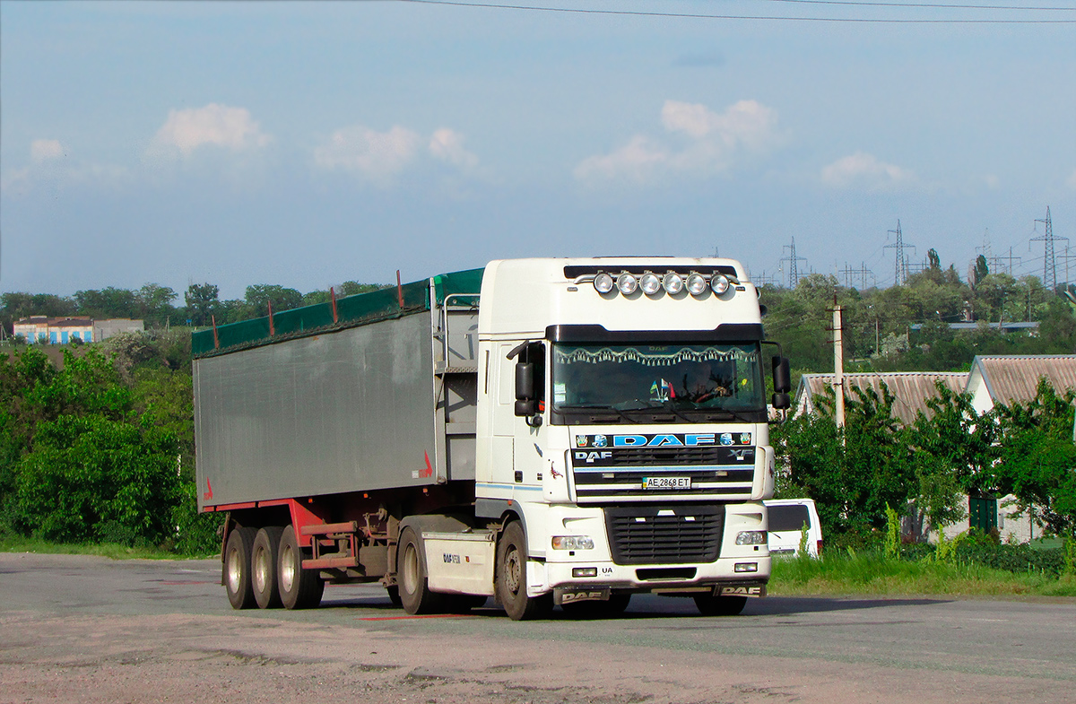 Днепропетровская область, № АЕ 2868 ЕТ — DAF XF95 FT