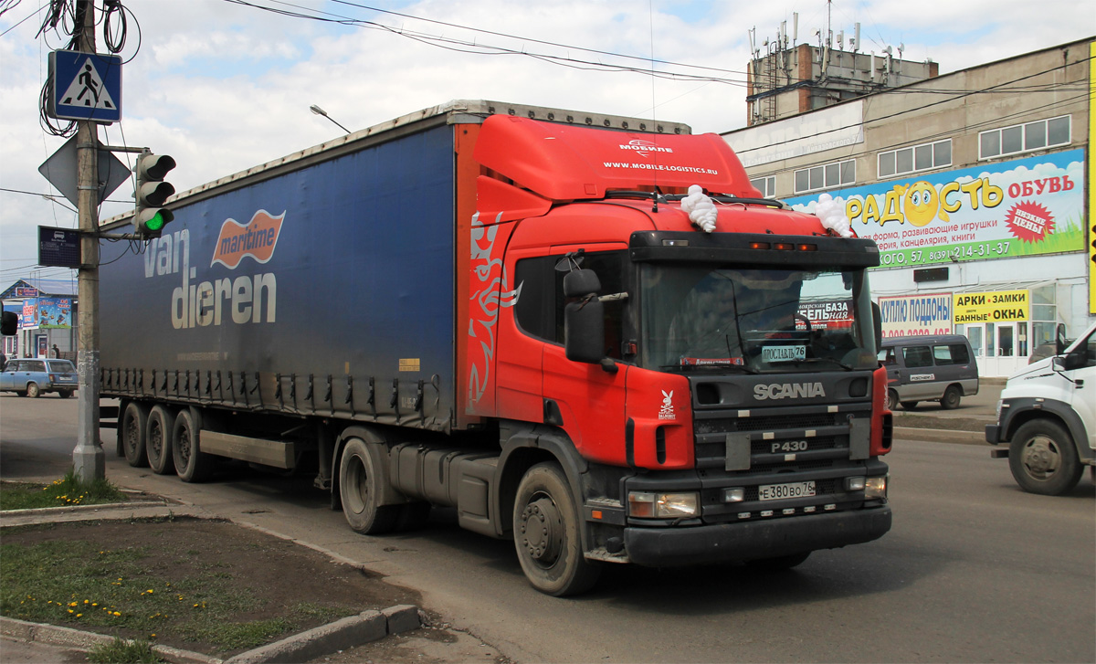 Ярославская область, № Е 380 ВО 76 — Scania ('1996) P340