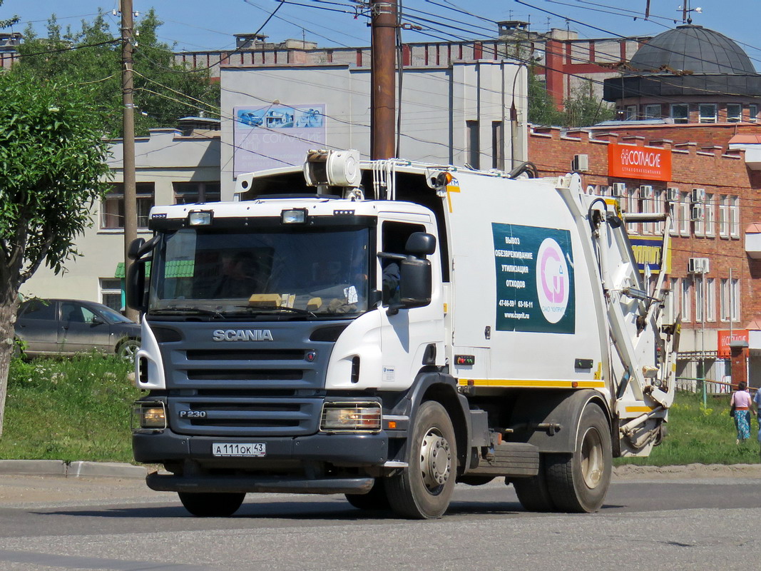 Кировская область, № А 111 ОК 43 — Scania ('2004) P230