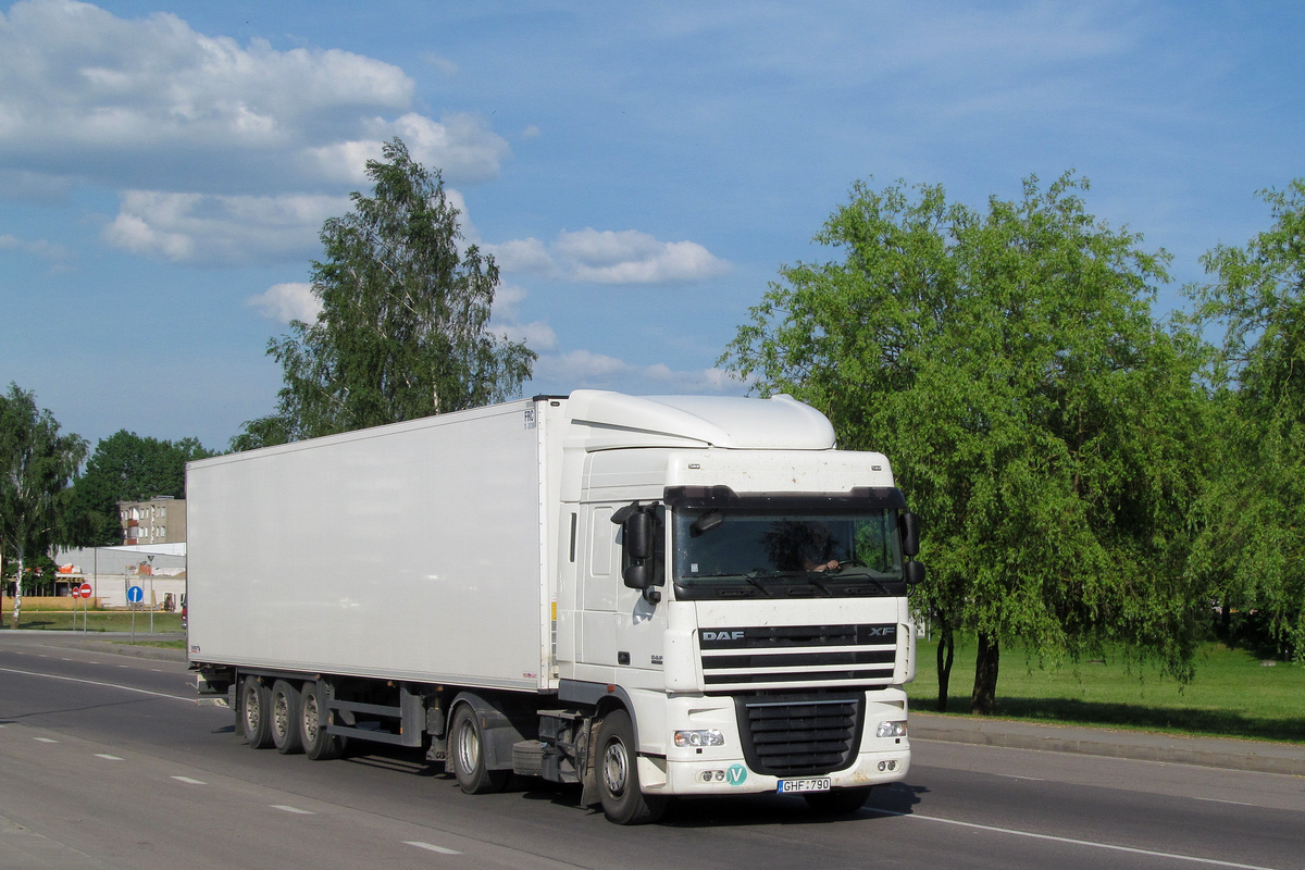 Литва, № GHF 790 — DAF XF105 FT