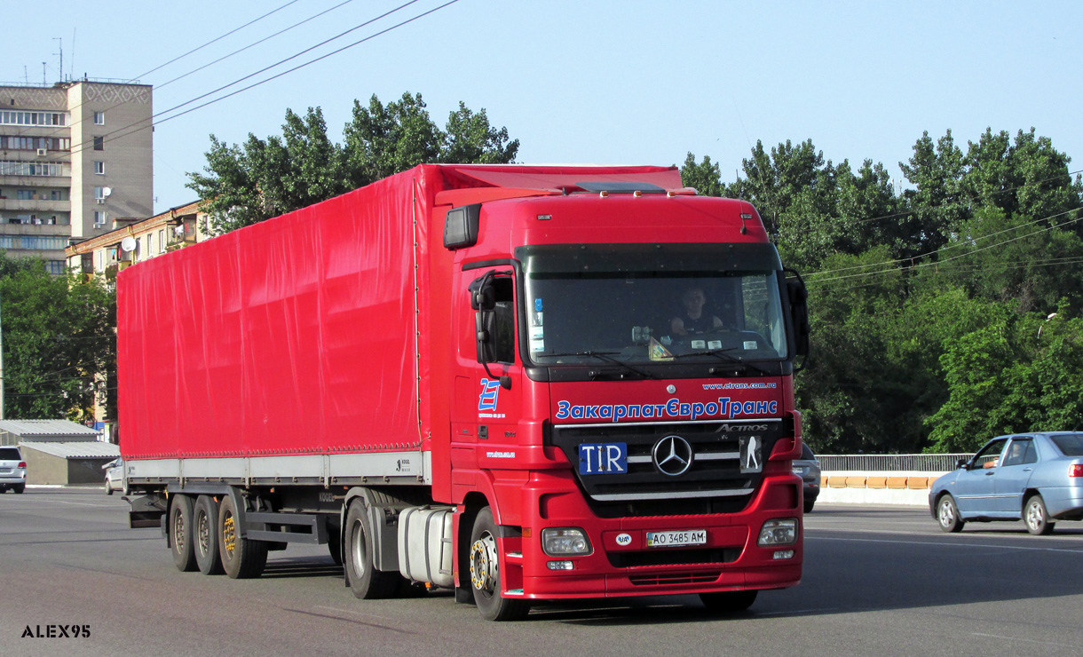 Закарпатская область, № АО 3485 АМ — Mercedes-Benz Actros ('2003) 1844