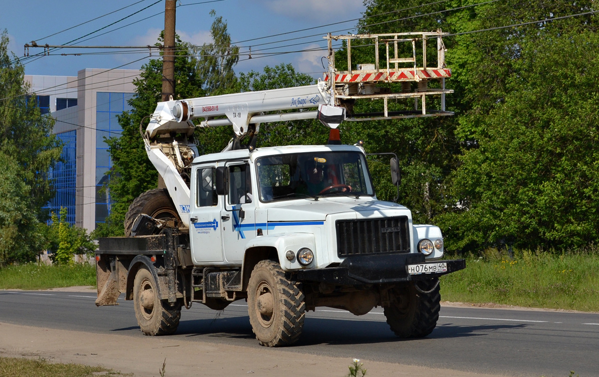 Калужская область, № Н 076 МВ 40 — ГАЗ-33081 «Садко»