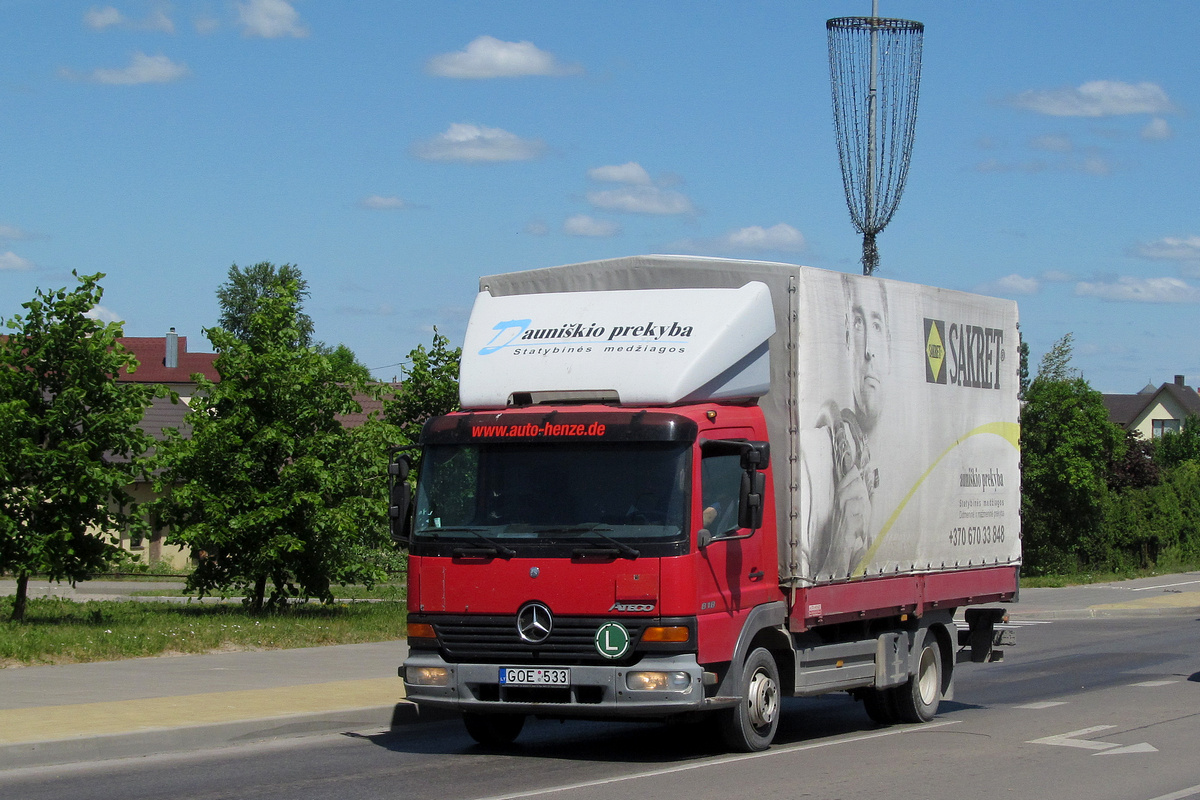 Литва, № GOE 533 — Mercedes-Benz Atego 818