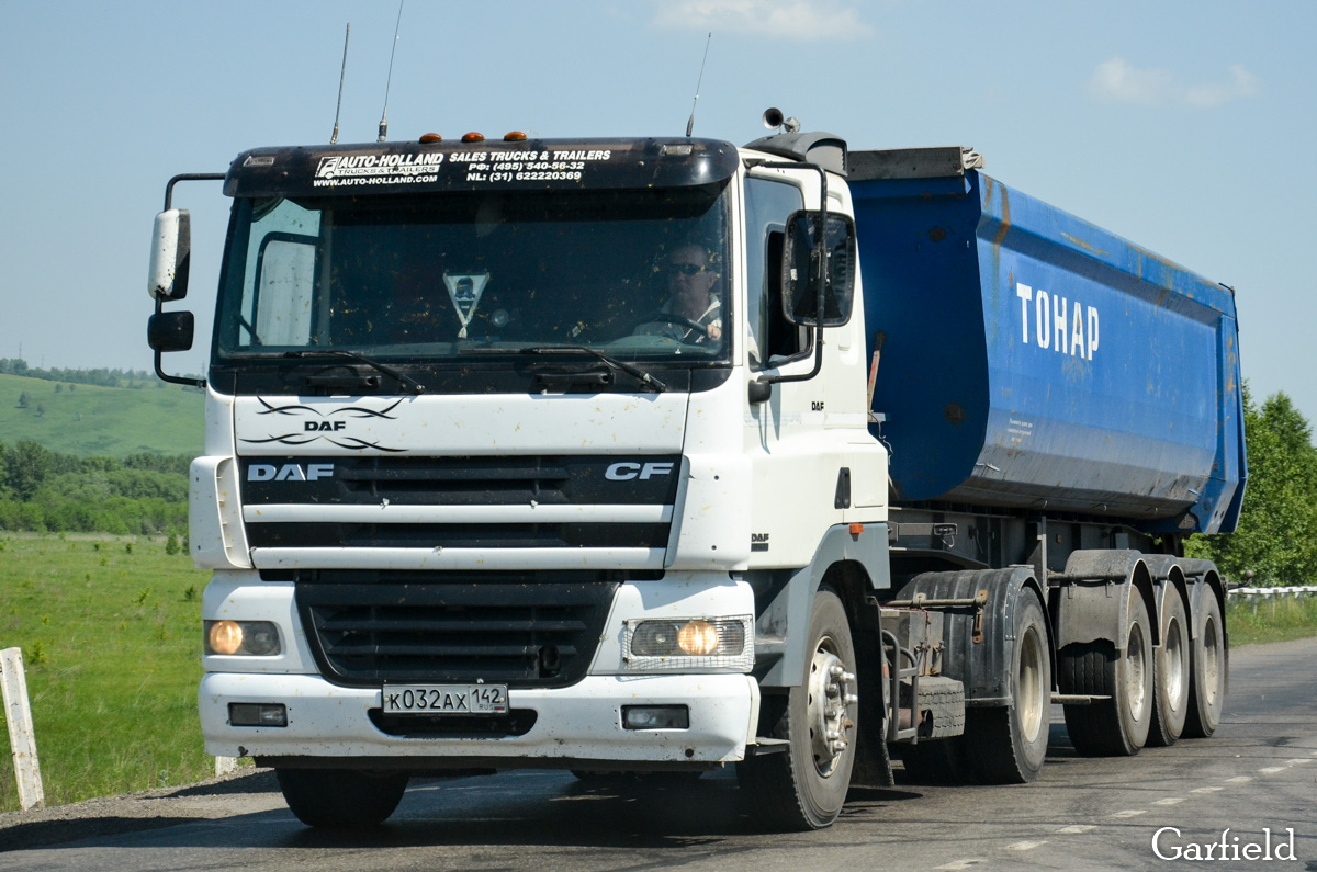 Кемеровская область, № К 032 АХ 142 — DAF CF85 FT