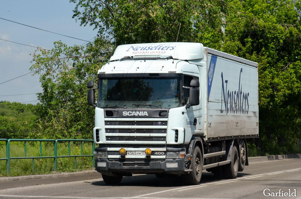 Новосибирская область, № К 565 УМ 154 — Scania ('1996, общая модель)