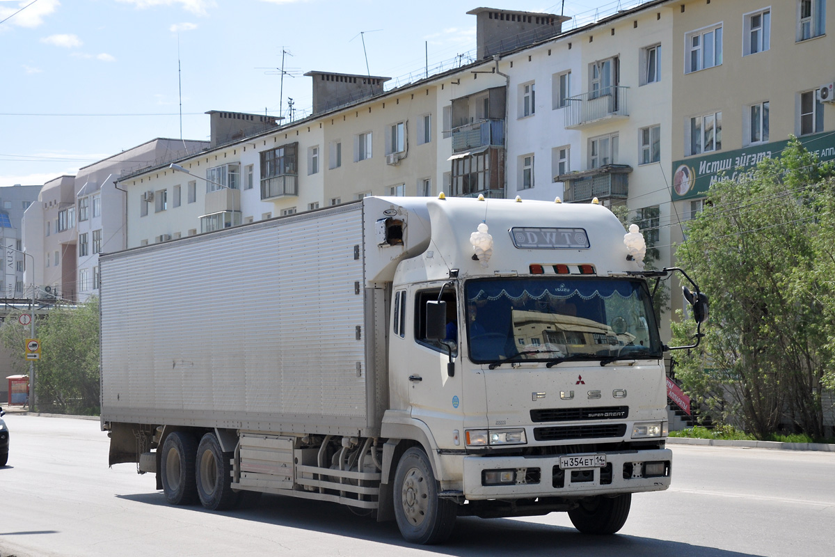 Саха (Якутия), № Н 354 ЕТ 14 — Mitsubishi Fuso Super Great