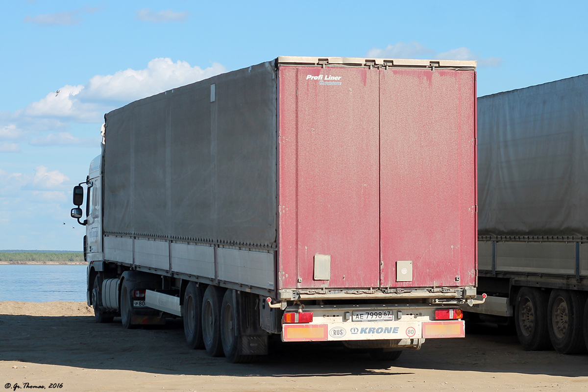 Смоленская область, № Р 804 МУ 67 — DAF XF105 FT