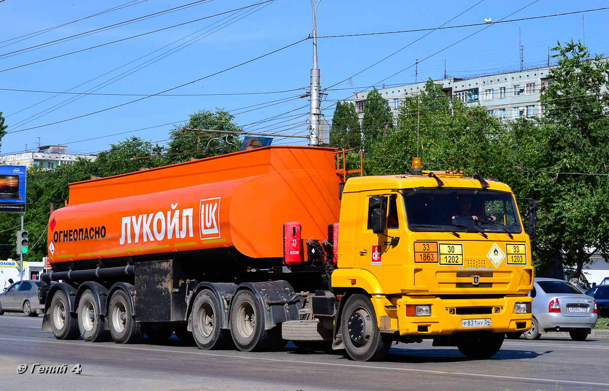 Волгоградская область, № Р 831 НУ 34 — КамАЗ-65116-N3