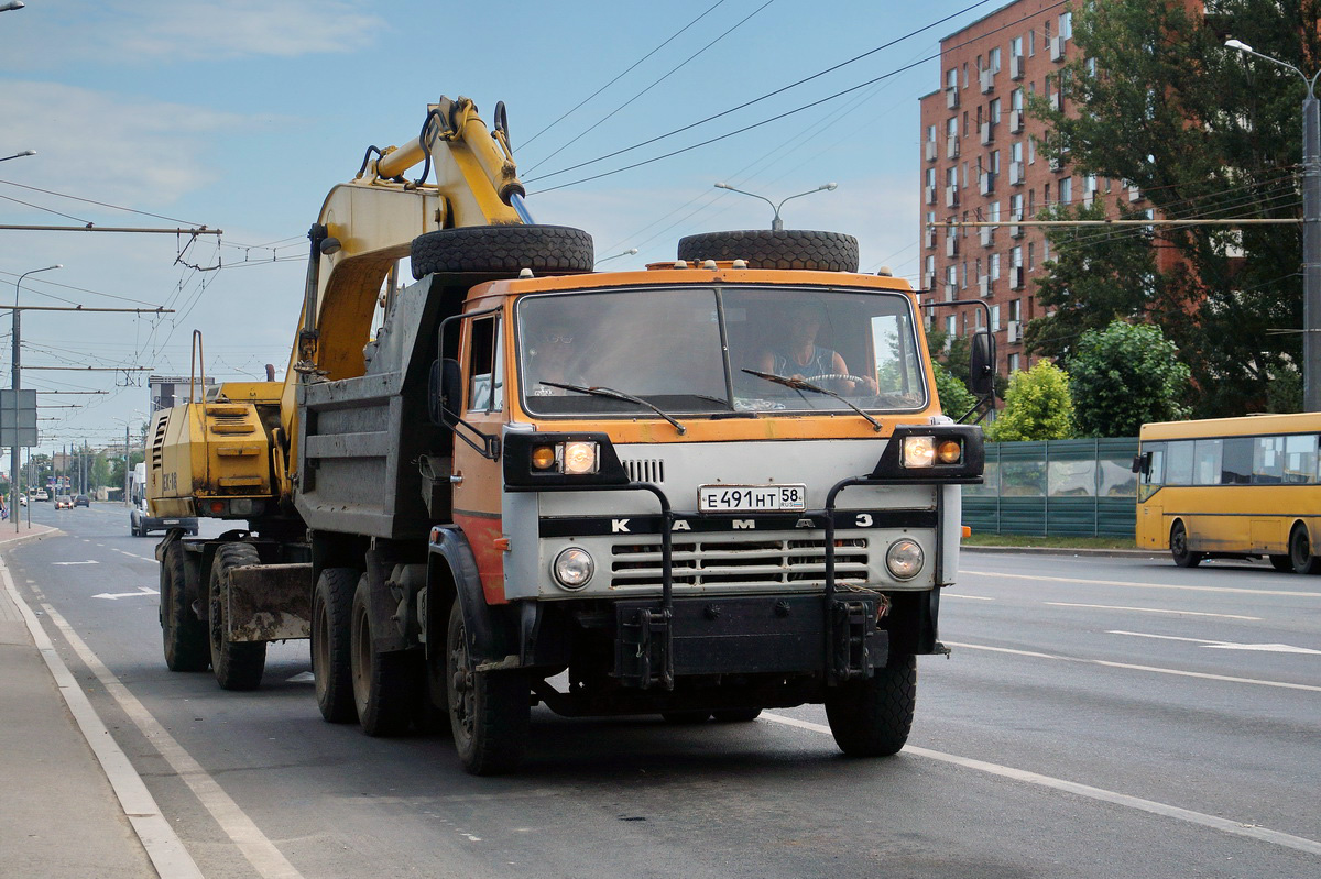 Пензенская область, № Е 491 НТ 58 — КамАЗ-5511