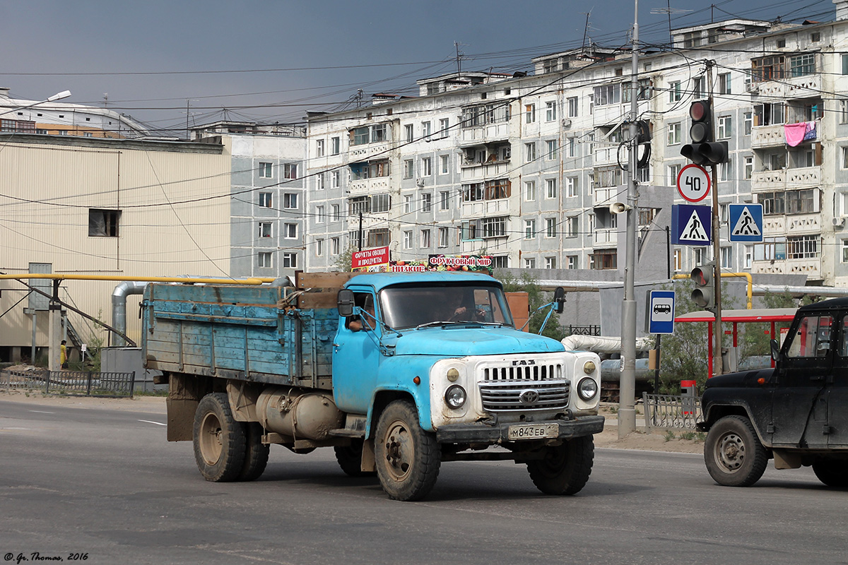 Саха (Якутия), № М 843 ЕВ 14 — ГАЗ-53-12