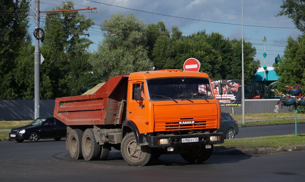 Пензенская область, № А 906 ВХ 58 — КамАЗ-55111 (общая модель)