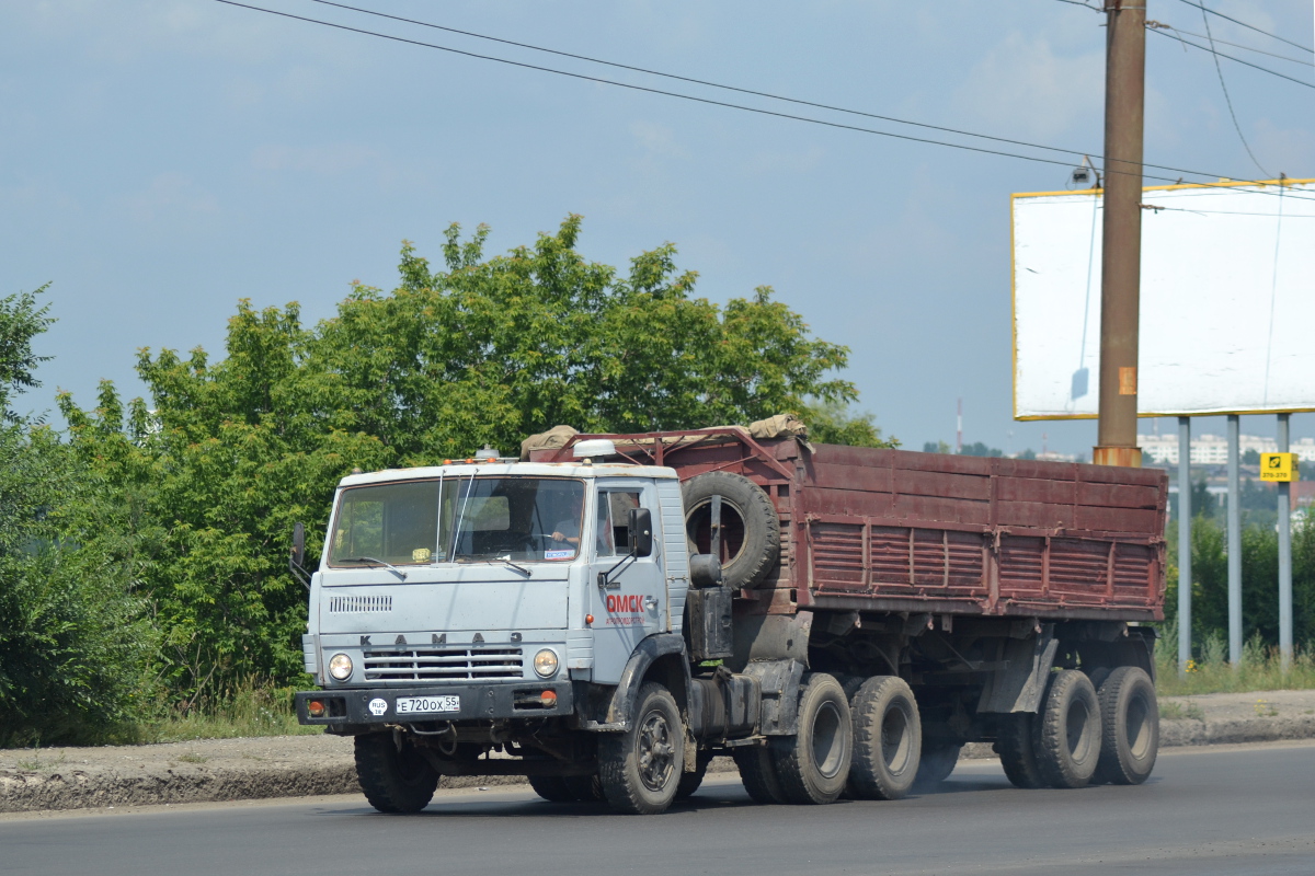 Омская область, № Е 720 ОХ 55 — КамАЗ-5410