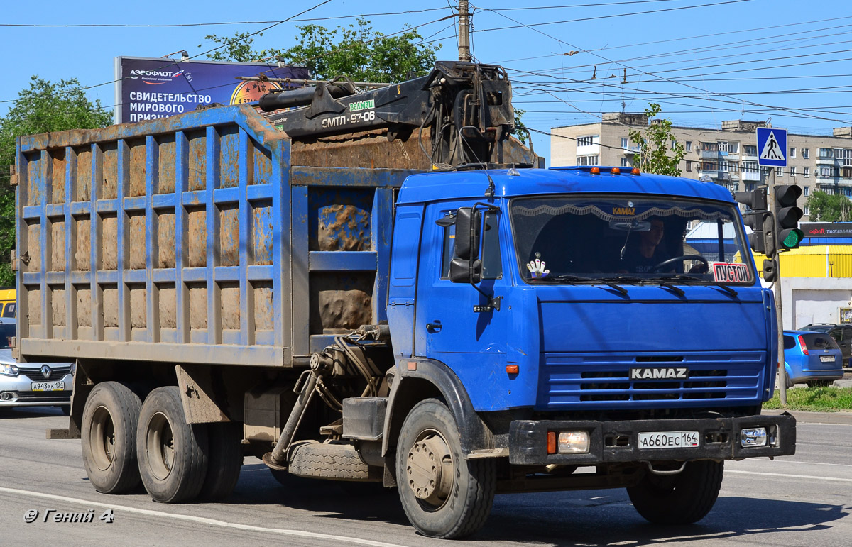 Саратовская область, № А 660 ЕС 164 — КамАЗ-53215-13 [53215N]