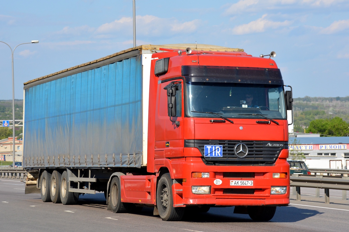 Гомельская область, № АК 5647-3 — Mercedes-Benz Actros ('1997)